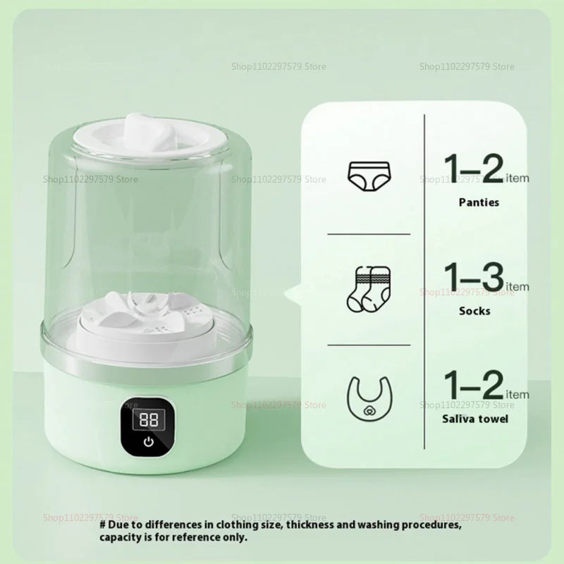 WashPod™ - Portable Mini Washing Machine