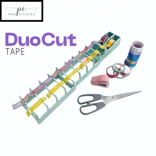 DuoCut Tape – The Portable & Professional Double-Roll Tape Dispenser