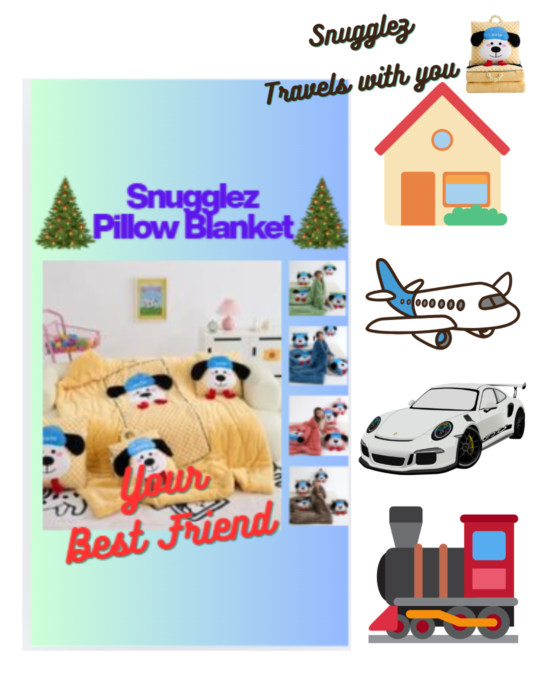 Snugglez Pillow Blanket