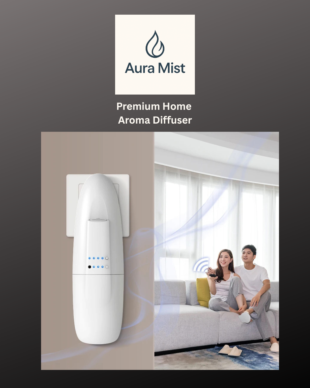 AURA MIST™ — Premium Home Aroma Diffuser